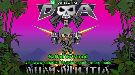 mini militia mod by sahadikr.in version 2.2.23|Mini Militia Unlimited Health mod VERSION 2.2.23 For NON .